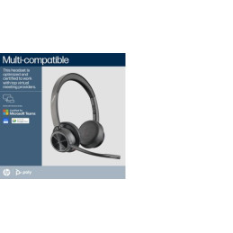 HP Poly Voyager 4320 MS Stereo W. Stand USB-A (77Z00AA)