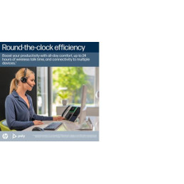 HP Poly Voyager 4320 MS Stereo W. Stand USB-A (77Z00AA)