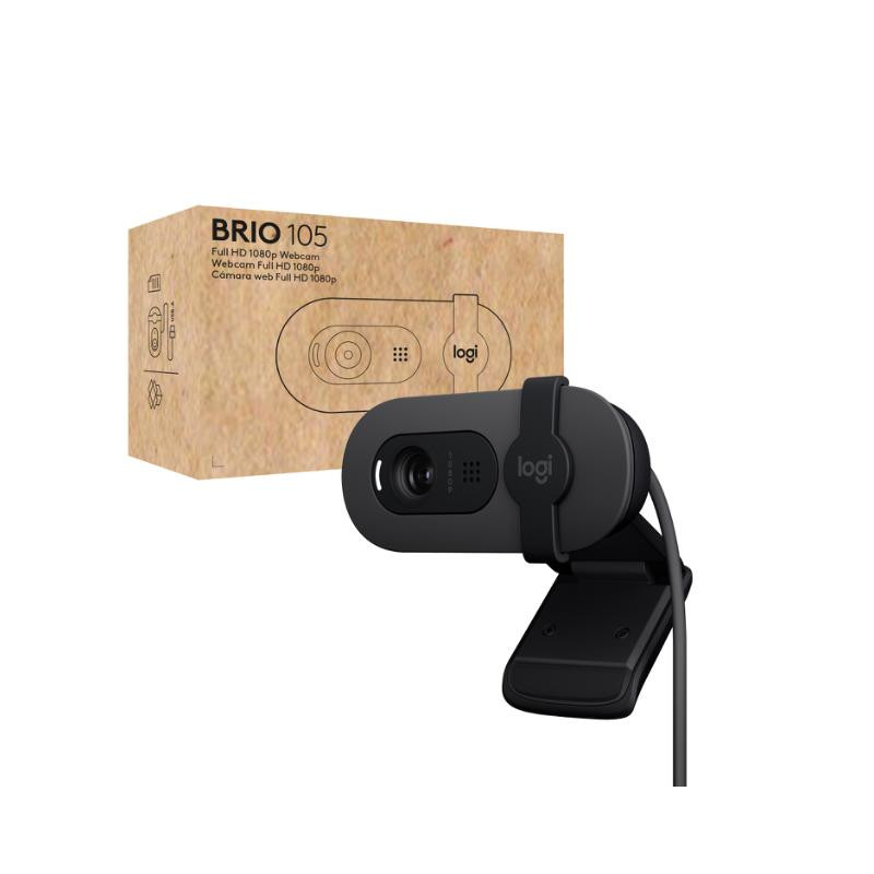 Logitech Webcam BRIO 105 Graphite 1080p USB-A (960-001592)